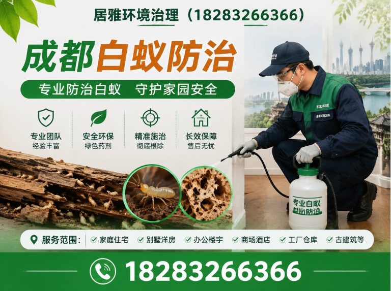 四川成都白蚁防治展示图